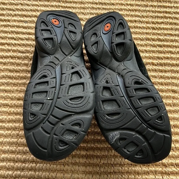 Merrell suede clogs SZ 37 air cushion sole - Picture 3 of 4